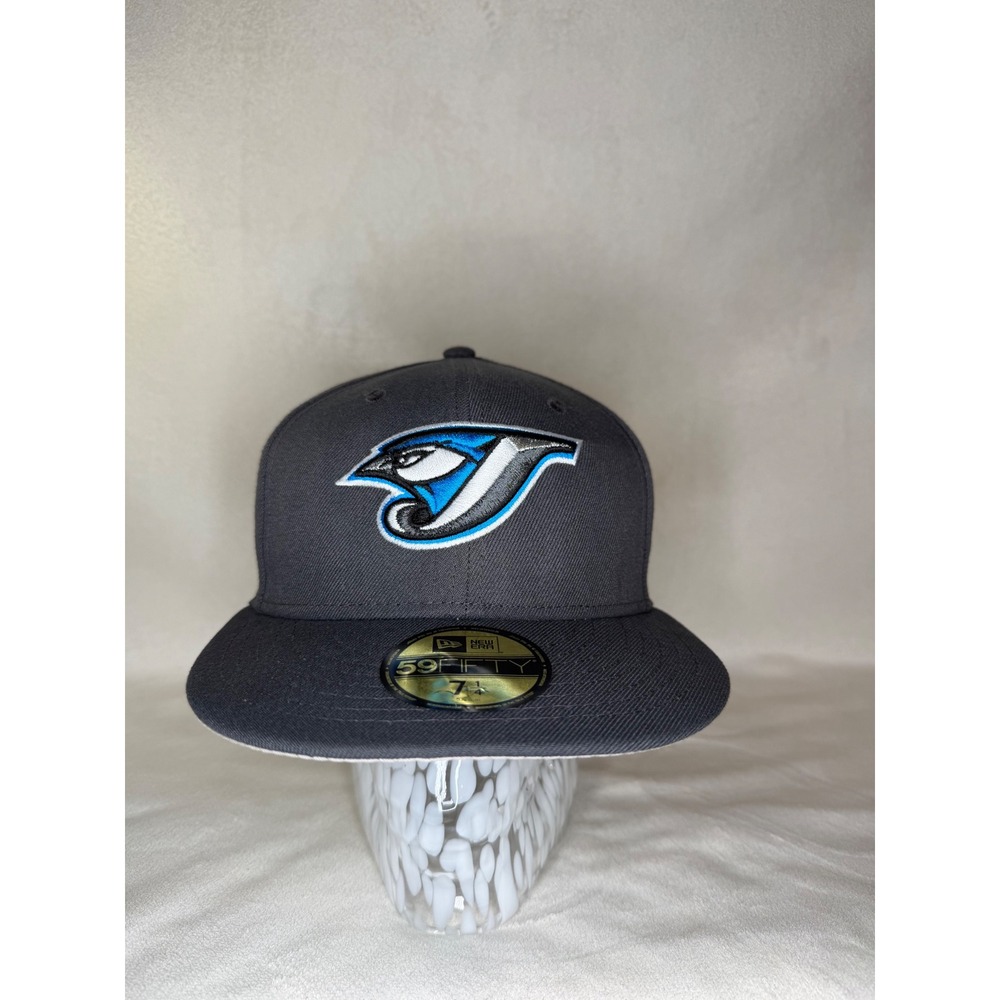 Toronto Blue Jays New Era 59FIFTY Cooperstown Fitted Hat 7 1/4 Gray